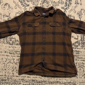 Plaid Brown Patagonia Flannel XL